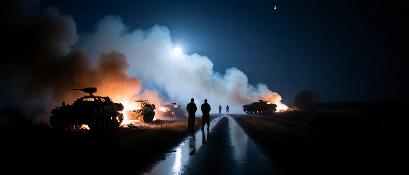 Ночной удар по технике: артиллерия «Севера» накрыла колонны ВСУ в приграничье