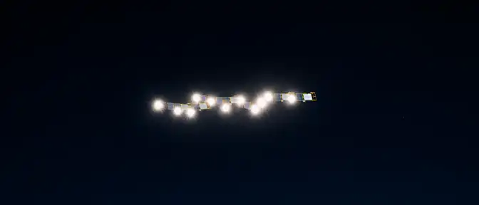 Космический поезд над Россией готовится к разделению на отдельные вагоны