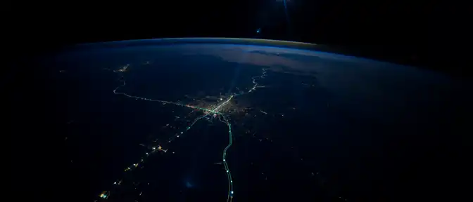 Космический взгляд на мегаполис: Анна Кикина поздравила Москву с днем рождения
